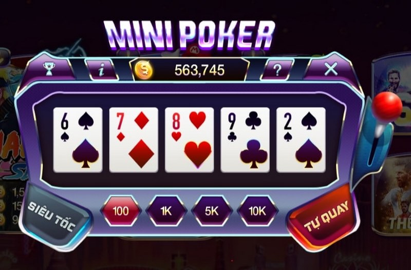 Các bước quay mini poker đổi thưởng siêu hấp dẫn